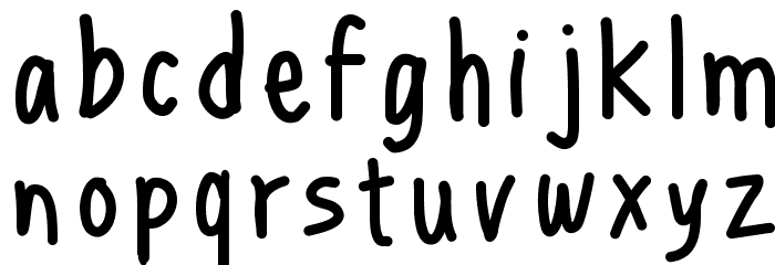 HenchgirlComicFixed Font LOWERCASE