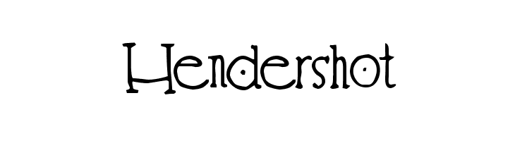 Hendershot फ़ॉन्ट
