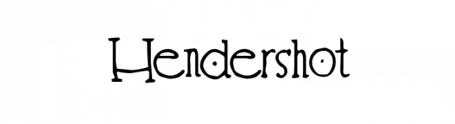 Hendershot  Free Fonts Download