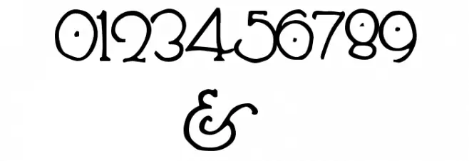 Hendershot Font OTHER CHARS