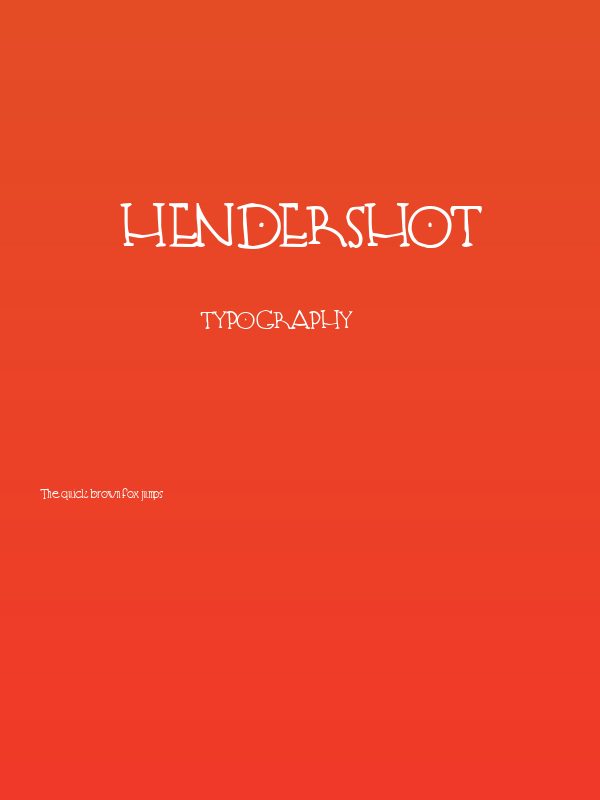 Hendershot Poster