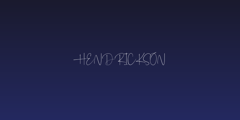Hendrickson Social Header
