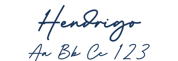 Hendrigo Font Preview