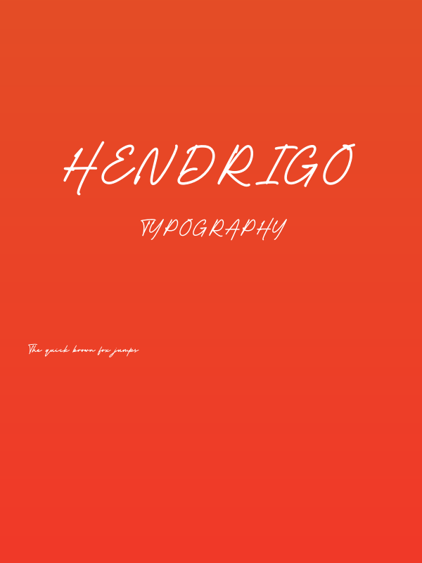 Hendrigo Poster