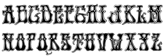 Hendrix Demo Font LOWERCASE