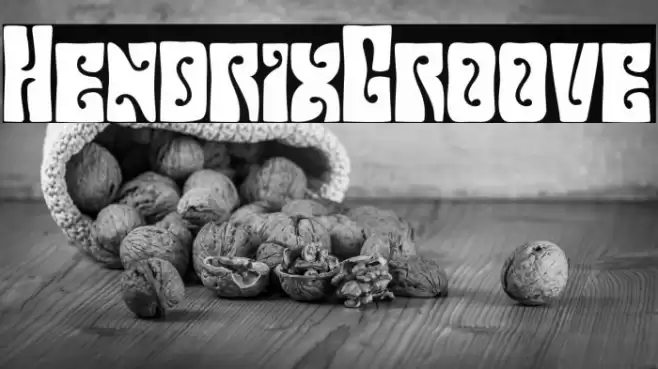 HendrixGroove Font examples