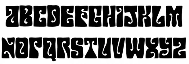 HendrixGroove फ़ॉन्ट लोअरकेस