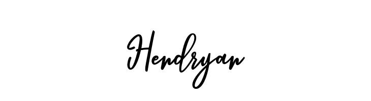Hendryan  Frei Schriftart Herunterladen