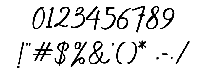 Hendryan Font OTHER CHARS