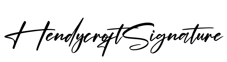Hendycroft Signature  Free Fonts Download
