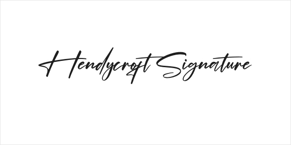 Hendycroft Signature Logo