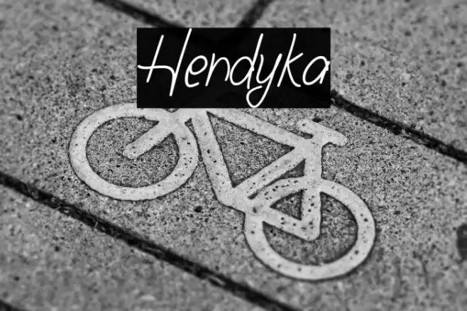 Hendyka Font examples