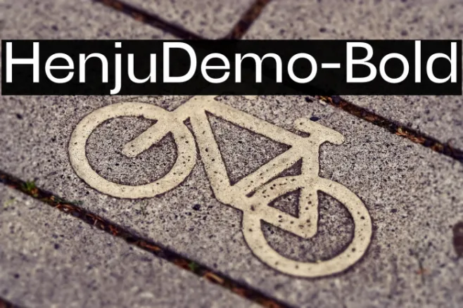 HenjuDemo-Bold Example 2