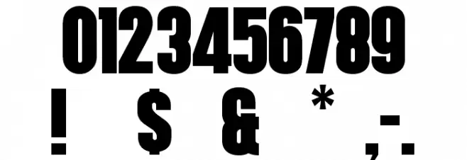 Hennigar Font OTHER CHARS