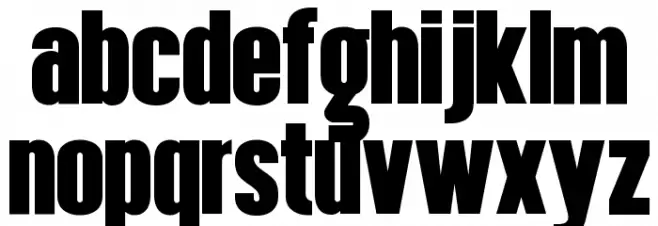 Hennigar 字体 小写