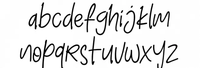 Henniver फ़ॉन्ट लोअरकेस