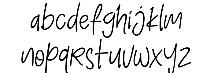 Henniver Font LOWERCASE