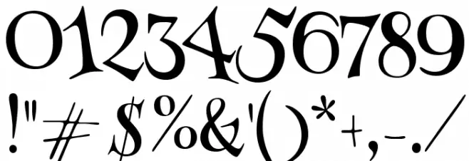 Henny Penny Font OTHER CHARS