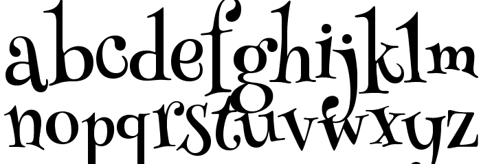 Henny Penny Font LOWERCASE