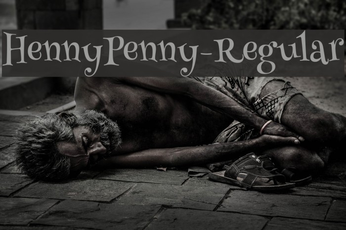 HennyPenny-Regular Font examples