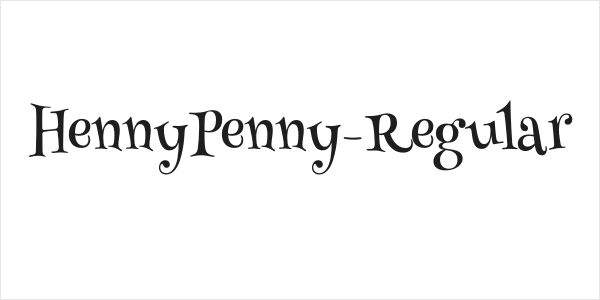HennyPenny-Regular Logo