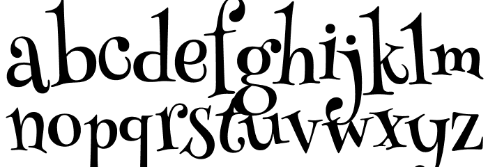 HennyPenny-Regular Font LOWERCASE