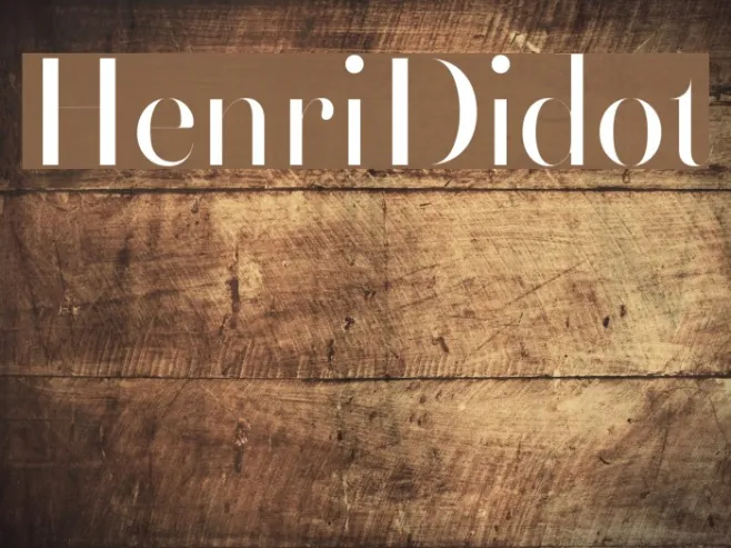 HenriDidot Example 2