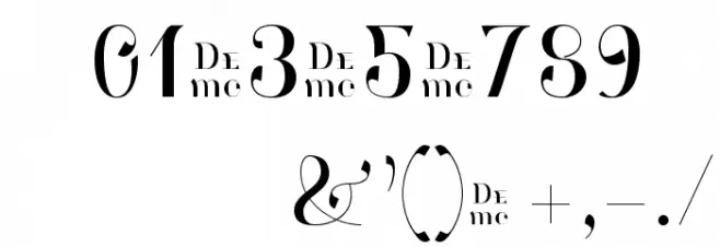 HenriModeste Demo Font OTHER CHARS