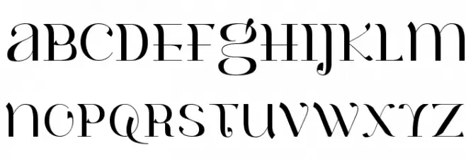HenriModeste Demo Schriftart Groß