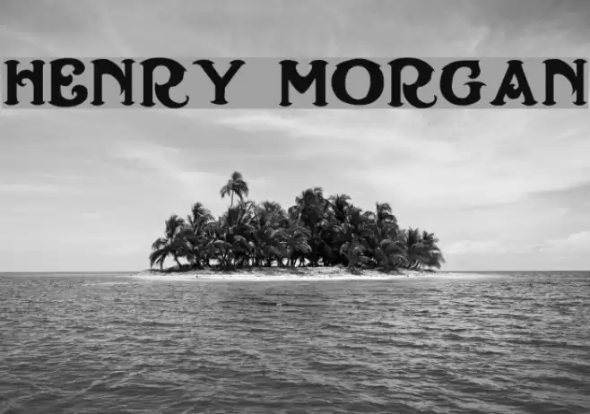 Henry Morgan Font examples