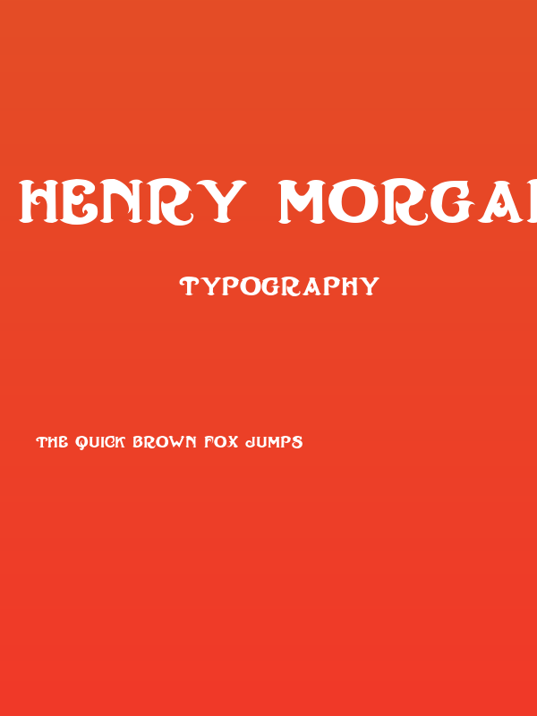 Henry Morgan Poster