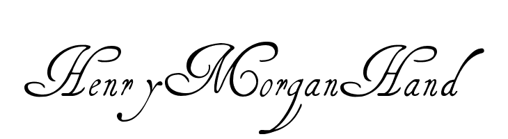 HenryMorganHand  font caratteri gratis