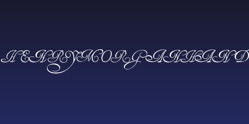 HenryMorganHand Social Header