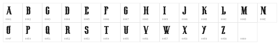 HenryRodeoCircus_demo Character Map