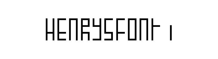 Henrys Font 1  免费字体下载