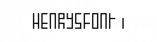Henrys Font 1  تنزيل الخطوط
