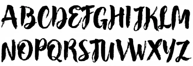 Hensa-Regular Schriftart Groß