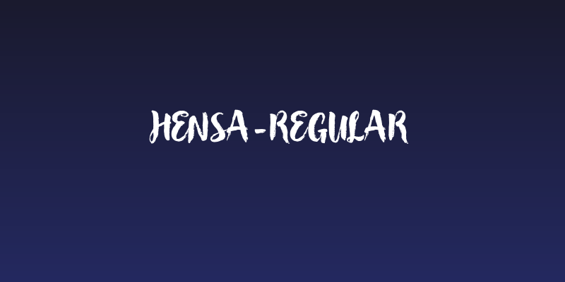 Hensa-Regular Social Header
