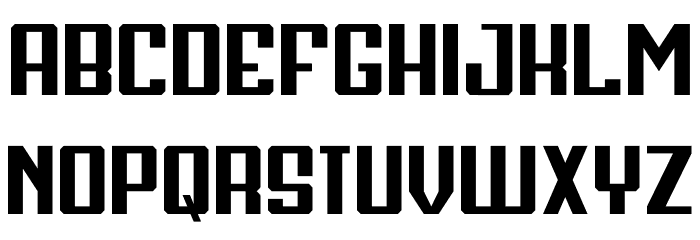 Henshin Sans Bold Demo Font LOWERCASE