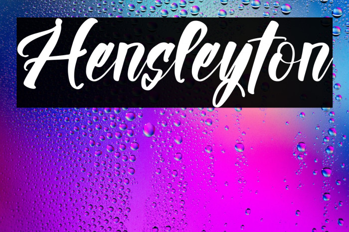 Hensleyton Example 3