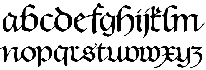 HentimpsCirclet Font LOWERCASE