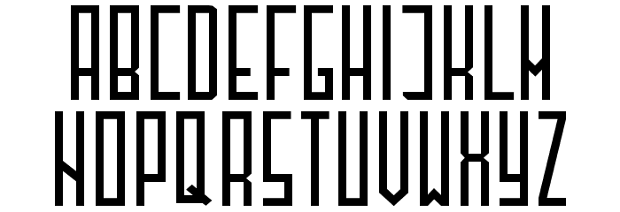 Henzy-Regular Font LOWERCASE