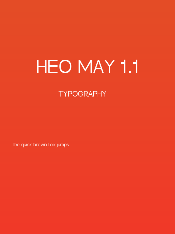 Heo May 1.1 Poster