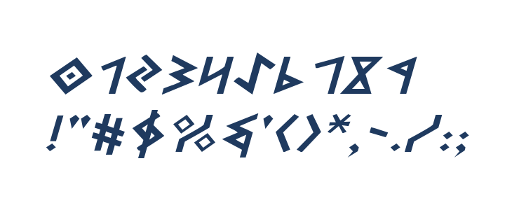 Heorot Expanded Italic Other Characters