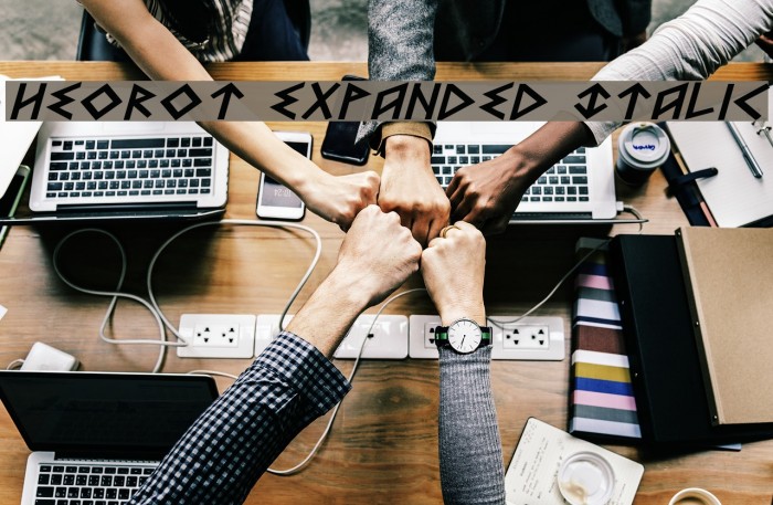 Heorot Expanded Italic Example 3