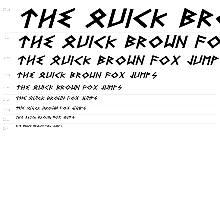 Heorot Expanded Italic Waterfall