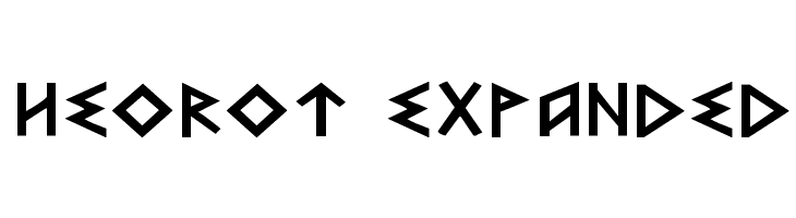 Heorot Expanded  Frei Schriftart Herunterladen