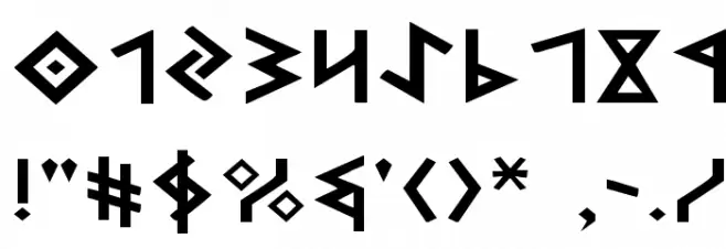 Heorot Expanded Font OTHER CHARS