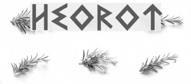 Heorot Font examples