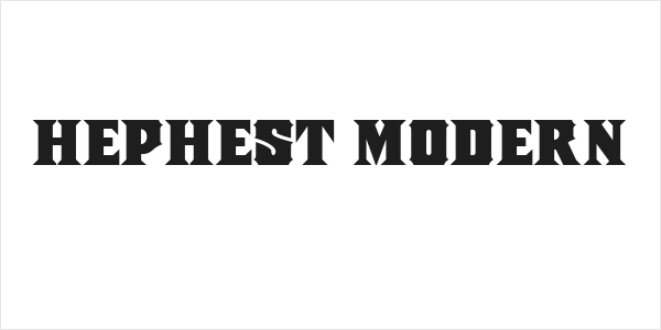 Hephest Modern Logo
